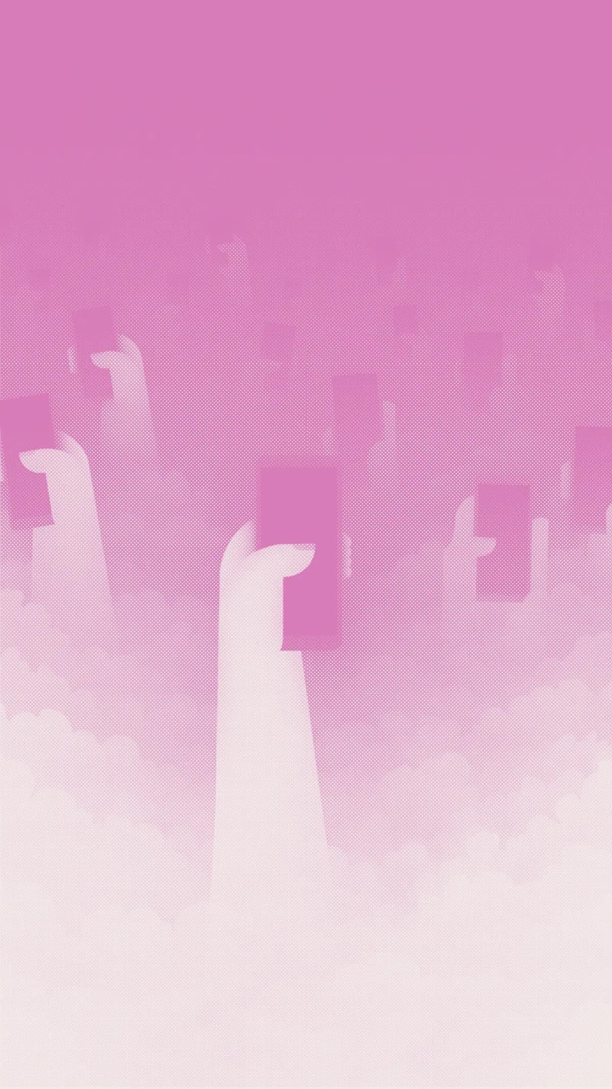 A hand holding a phone for a private payment